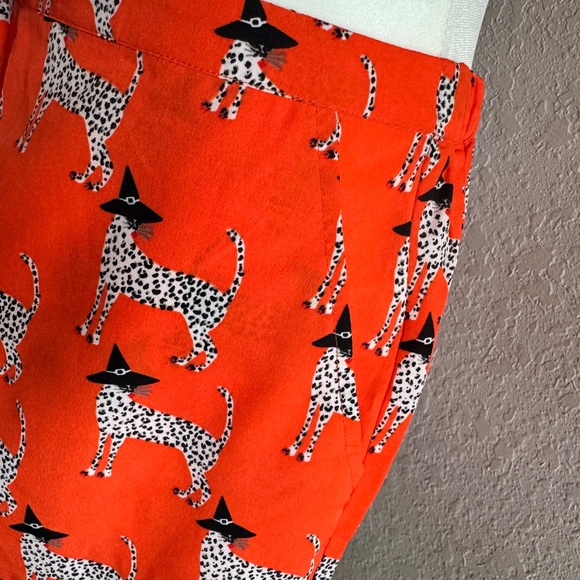NWT Bouffants & Broken Hearts 2 piece Pajama Set Size S Halloween Leopard - Picture 6 of 9